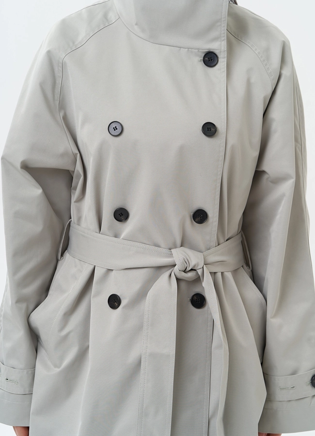 Длинный женский плащ  модель № 30269 универмаг малина