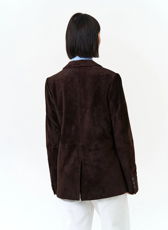 Женский замшевый жакет